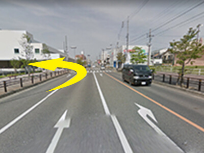 名古屋北歯科保健医療センターの周辺道路の詳細写真2